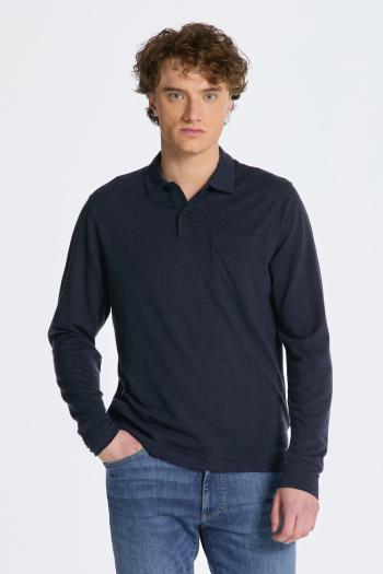 POLOKOŠILE GANT WOOL LS POLO EVENING BLUE