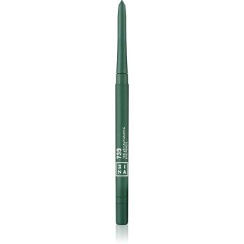 3INA The 24H Automatic Eye Pencil dlouhotrvající tužka na oči odstín 739 - Green 0,28 g