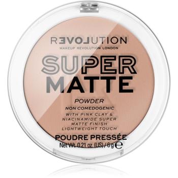 Revolution Relove Super Matte Powder matující pudr odstín Beige 6 g