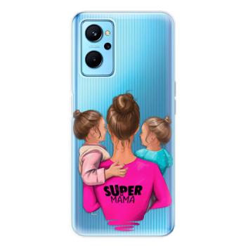 Odolné silikonové pouzdro iSaprio - Super Mama - Two Girls - Realme 9i