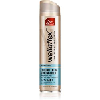 Wella Wellaflex Flexible Extra Strong lak na vlasy se silnou fixací 250 ml