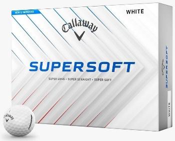 Callaway Supersoft 2025 White Basic Golfové míčky
