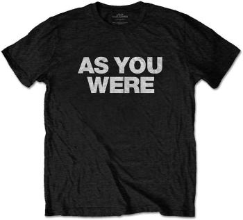 Liam Gallagher Tričko As You Were Unisex Black XL