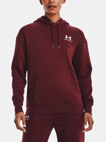 Under Armour Essential Fleece Hoodie Mikina Červená