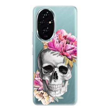 Odolné silikonové pouzdro iSaprio - Pretty Skull - Honor 200