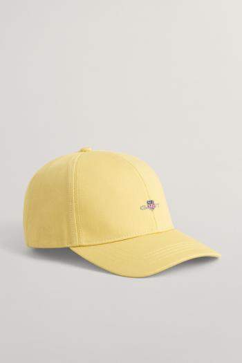 KŠILTOVKA GANT UNISEX. SHIELD HIGH CAP LIGHT MUSTARD YELLOW