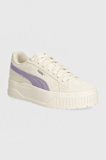 Semišové sneakers boty Puma Karmen II béžová barva, 397457