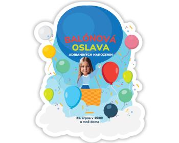 Personal Personalizované pozvánky 6 ks - Balónová oslava