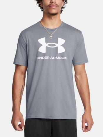 Under Armour UA Sportstyle Logo Update SS Triko Šedá