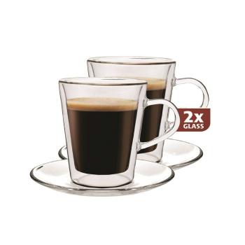 Maxxo Lungo 2dílná sada termo sklenic, 220 ml 