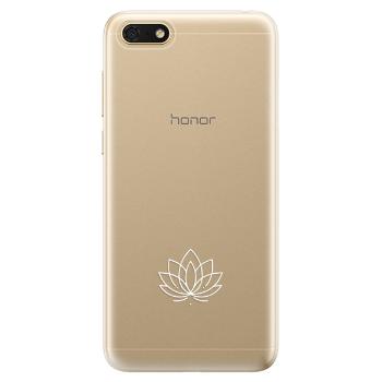 Odolné silikonové pouzdro iSaprio - čiré - Lotos - Huawei Honor 7S