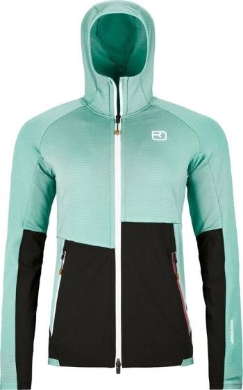 Ortovox Fleece Rib Hoody Womens Aquatic Ice M Pulóver