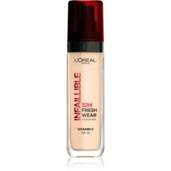 L’Oréal Paris Infaillible 32H Fresh Wear dlouhotrvající tekutý make-up odstín 015 Porcelain 30 ml