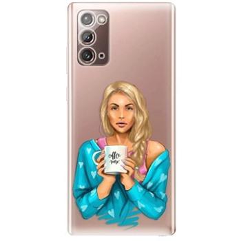 iSaprio Coffe Now - Blond pro Samsung Galaxy Note 20 (cofnoblo-TPU3_GN20)