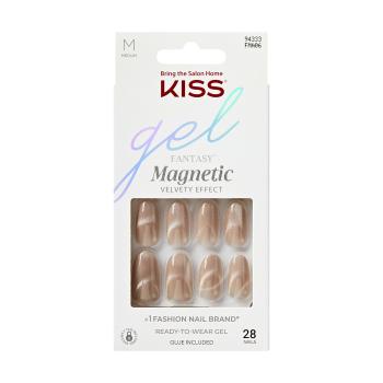 KISS Gelové nehty Gel Fantasy Magnetic (Drama) 28 ks