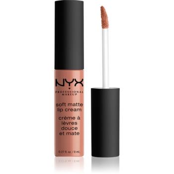 NYX Professional Makeup Soft Matte Lip Cream lehká tekutá matná rtěnka odstín 09 Abu Dhabi 8 ml