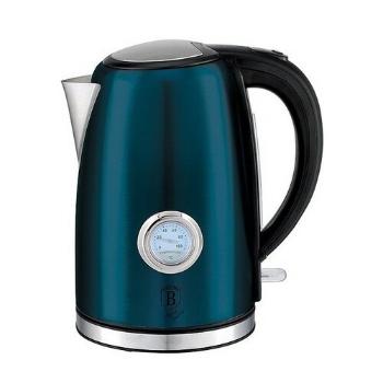 Berlinger Haus Rychlovarná konvice s termostatem Aquamarine Metallic Line, 1,7 l 