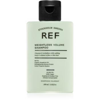 REF Weightless Volume Shampoo šampon pro jemné a zplihlé vlasy pro objem od kořínků 100 ml