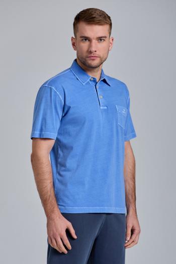 POLOKOŠILE GANT D2. SUNFADED JERSEY SS RUGGER DAY BLUE