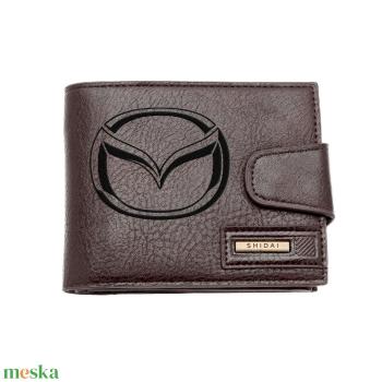 Gravírozott barna pénztárca - Mazda