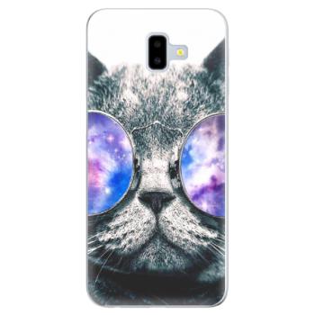 Odolné silikonové pouzdro iSaprio - Galaxy Cat - Samsung Galaxy J6+