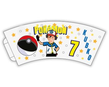 Personal Personalizované papierové poháre 6 ks - Pokémon