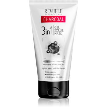 Revuele Charcoal 3in1 čisticí gel 3 v 1 s aktivním uhlím 150 ml