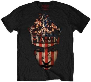 Marilyn Manson Tričko Crown Unisex Black L