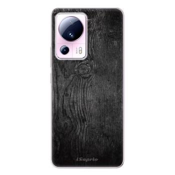 Odolné silikonové pouzdro iSaprio - Black Wood 13 - Xiaomi 13 Lite