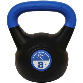 SPORT TEAM KETTLEBELL VINYL 8 KG Jednoruční činka, černá, velikost