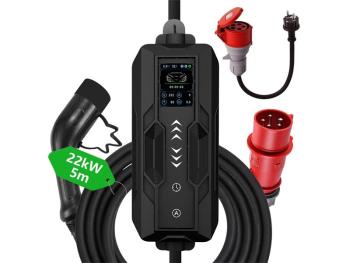 Nabíjecí stanice IMMAX EV/PHEV AC Type 2 22kW cestovní