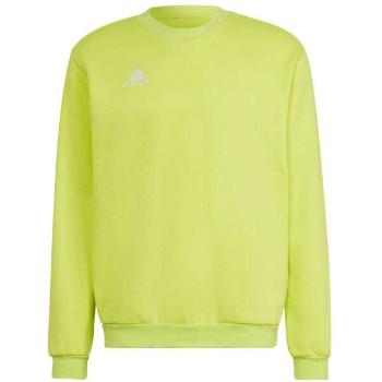 adidas ENTRADA 22 SWEATSHIRT Pánská mikina, reflexní neon, velikost