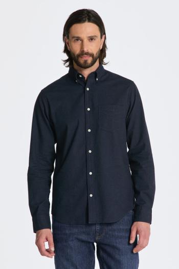 KOŠILE GANT REG FLANNEL MELANGE SHIRT MARINE