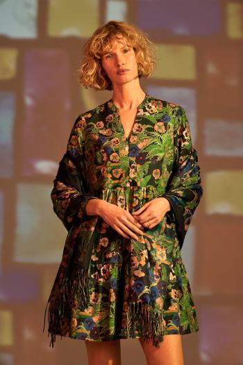 Šaty Medicine viac farieb, mini, oversize