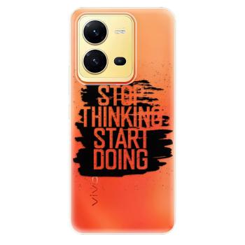 Odolné silikonové pouzdro iSaprio - Start Doing - black - Vivo X80 Lite 5G