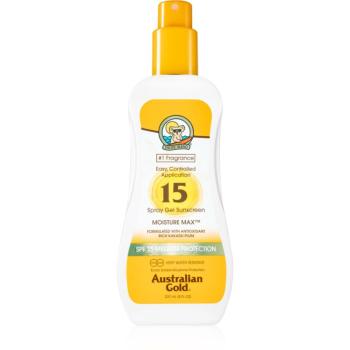 Australian Gold Spray Gel Sunscreen védő spray a káros napsugarak ellen SPF 15 237 ml