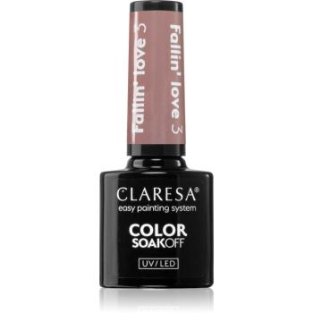 Claresa SoakOff UV/LED Color Fallin' Love gelový lak na nehty odstín 3 5 g