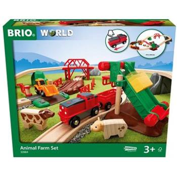 Brio World 33984 Hrací set zvířecí farma  (7312350339840)