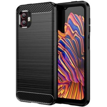 MG Carbon Case silikonový kryt na Samsung Galaxy XCover 6 Pro, černý (HUR264379)