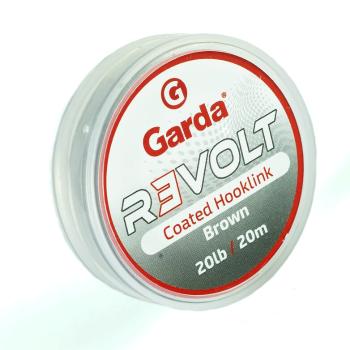 Garda návazcová šňůrka revolt coated hooklink brown 20 m-nosnost 20 lb