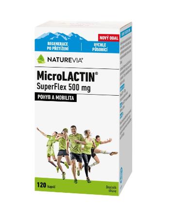 NatureVia MicroLACTIN SuperFlex 500 mg 120 kapslí