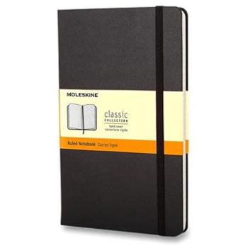 Moleskine S, tvrdé desky, linkovaný, černý (MM710)