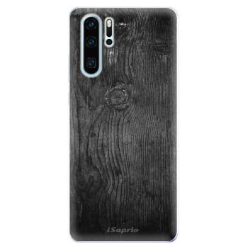 Odolné silikonové pouzdro iSaprio - Black Wood 13 - Huawei P30 Pro