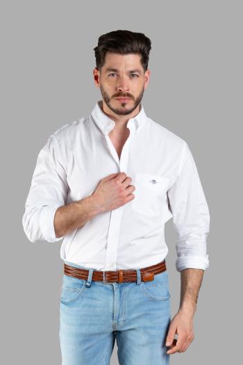 KOŠILE GANT REG CLASSIC POPLIN SHIRT WHITE