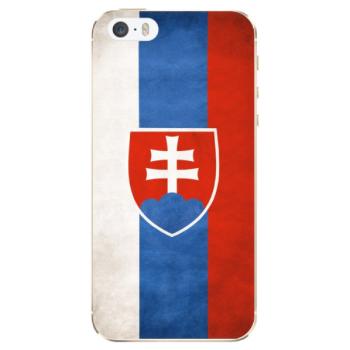 Odolné silikonové pouzdro iSaprio - Slovakia Flag - iPhone 5/5S/SE