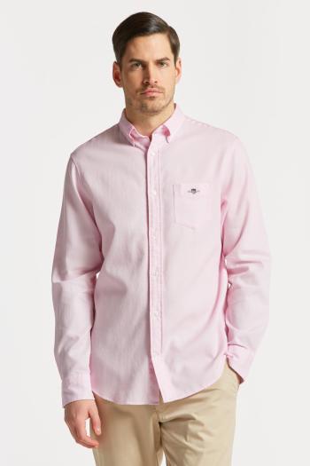 KOŠILE GANT REG HONEYCOMB TEXTURE WEAVE SHIRT CALIFORNIA PINK