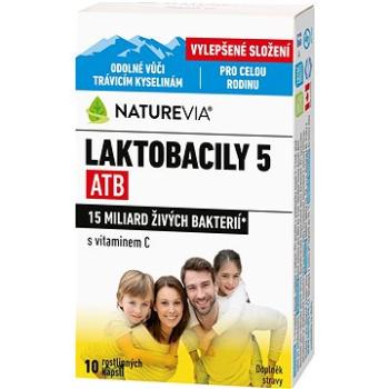 NatureVia Laktobacily 5 ATB, 10 kapslí (3875235)