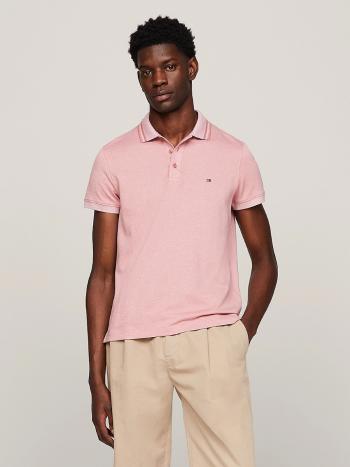 Tommy Hilfiger pánské starorůžové polo triko - L (TJ5)