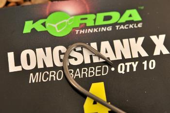 Korda háčky long shank x 10 ks - velikost 10