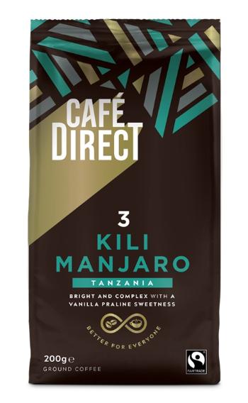 Cafédirect Kilimanjaro SCA 82 mletá káva 200 g